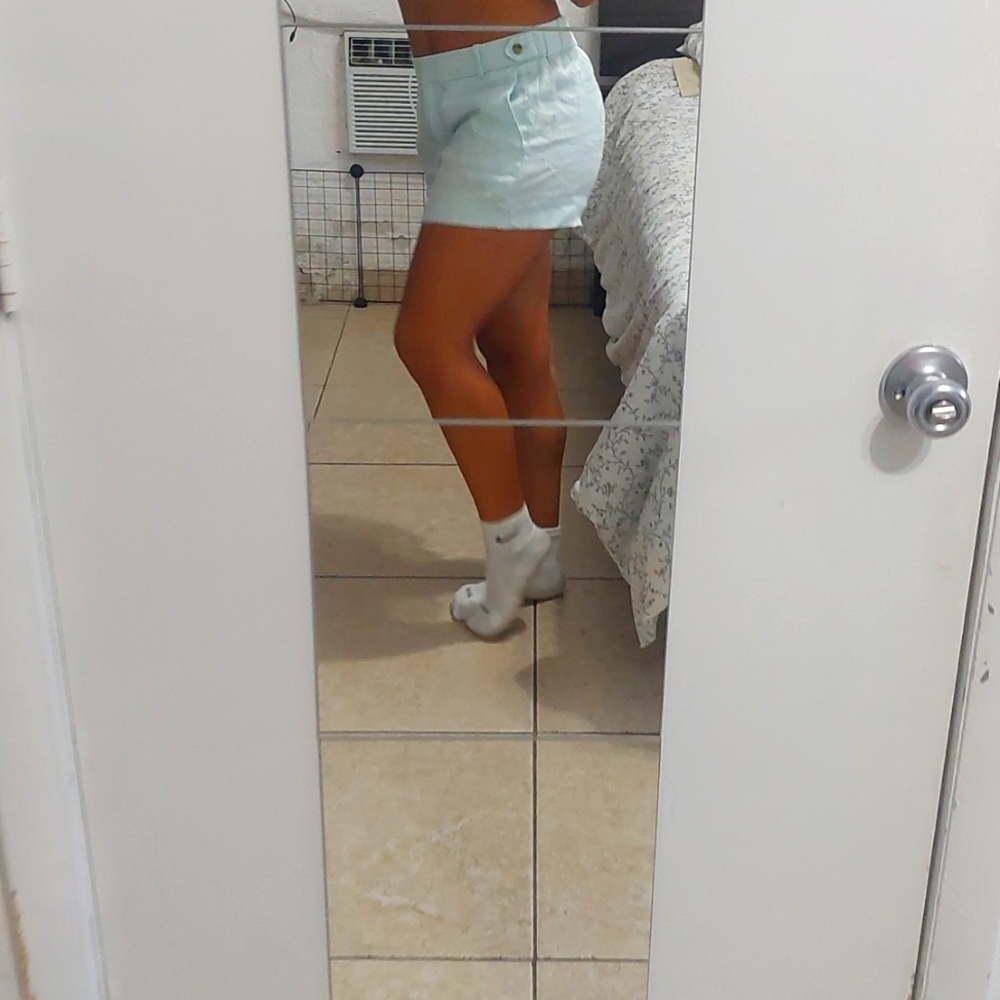 J.crew cute light teal shorts